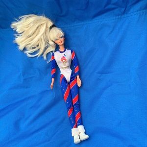 1995 Barbie Doll "Olympic Gymnast" MATTEL Offical Olympic Games
